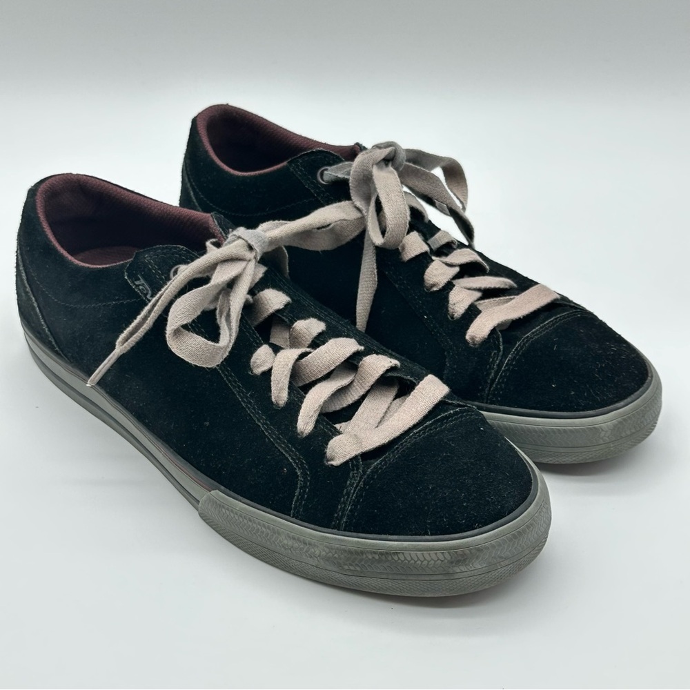 Teva Roller Black Suede and Gray Sole Sneakers